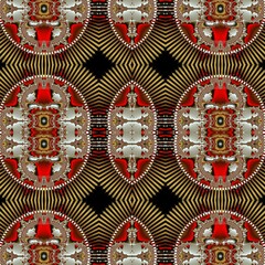 Decoration fractal background tile