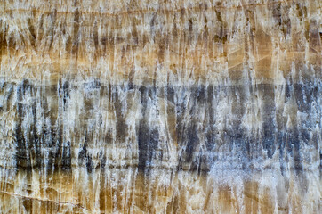 Close-up cracked pattern on the stone