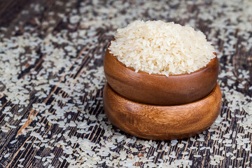 uncooked steamed rice for better taste and quality