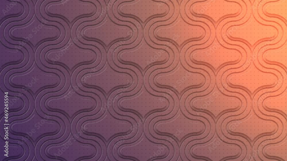 Poster Abstract background with moving shadow art deco pattern loop animation HD