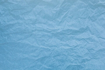 Blue paper with wrinkles texture
