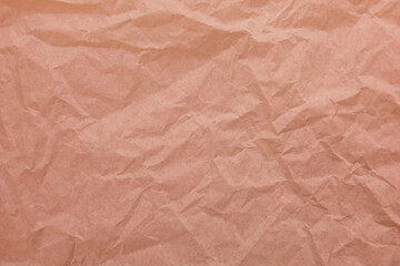 Fototapeta premium Brown paper with wrinkles texture