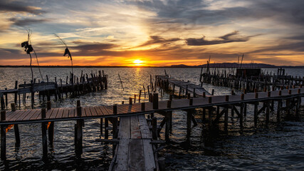 Fototapeta premium Porto Palafita da Carrasqueira