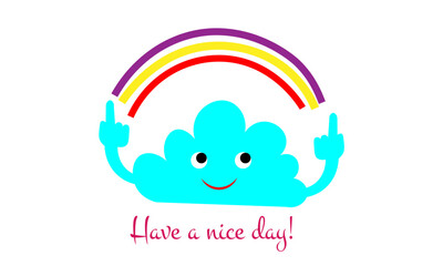 Hello New Day, typography for print or use as poster, flyer or t shirt