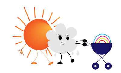 Hello New Day, typography for print or use as poster, flyer or t shirt