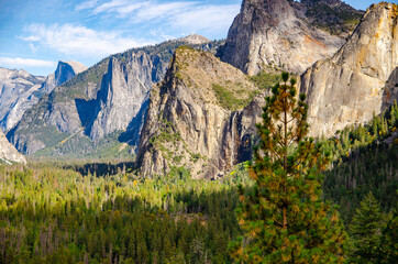 Tunnel View in Yosemite National Park, California