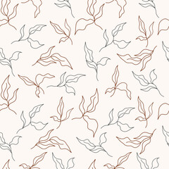 Seamless patterns in floral style.Vector illustration