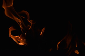 fire in the dark