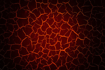 Obraz premium red crack for background