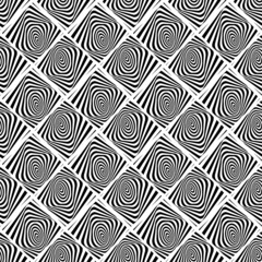 Seamless optical illusion pattern. 