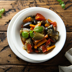 Healthy homemade vegetable ragout