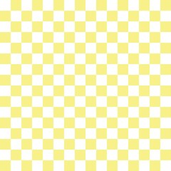 Yellow and White checkerboard seamless pattern background. Vector illustration.