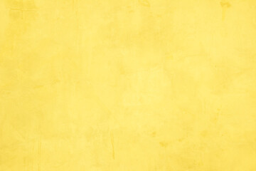 Concrete wall yellow color for texture background. Abstract grunge bright colorful color background with growing effect. 