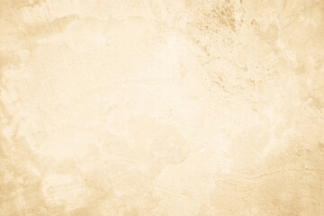 Cream concreted wall for interiors or outdoor exposed surface polished concrete. Cement have sand and stone of tone vintage