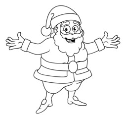 Santa Claus Christmas Cartoon Mascot