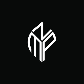 NMP letter logo creative design. NMP unique design
