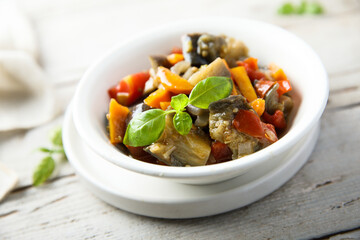 Healthy homemade vegetable ragout