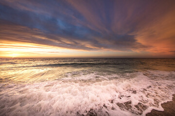 sonnenuntergang am meer