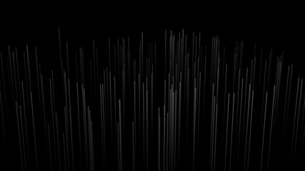 3d illustration of an abstract Geometric object with light scattering on it.