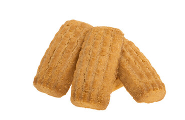 italian butter cookies isolated