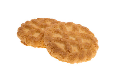 italian butter cookies isolated