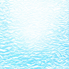 正方形　光り輝く海の波みたいな青い背景