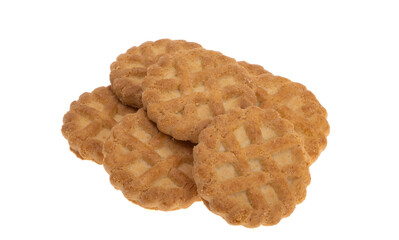 italian butter cookies isolated