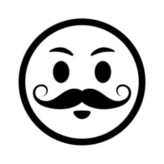 Smiley face. Emoji icon vector. Emoticon sign. Positive emotions. Vector illustration.