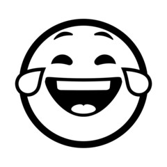 Smiley face. Emoji icon vector. Emoticon sign. Positive emotions. Vector illustration.