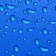 Seamless water rain drops background