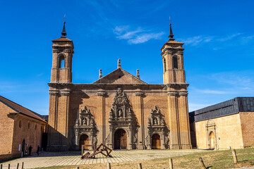 The new Royal Monastery Of San Juan De La Pena near Jaca. Huesca, Aragon. Spain
