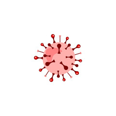 Covid corona virus concept. Coronavirus icon. Virus illustration. Coronavirus pandemic. Bacterial virus. 