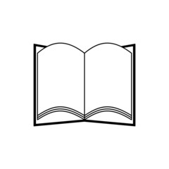 Book icon vector illustration. Book, great design for any purposes. Web flat icon.