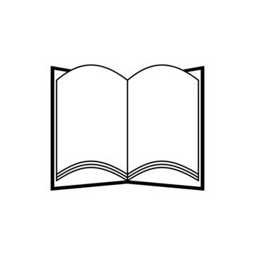 Book icon vector illustration. Book, great design for any purposes. Web flat icon.