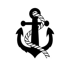 anchor icon on white