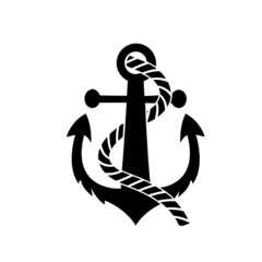 anchor icon on white