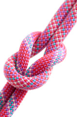 Knot on a mountaineers rope.