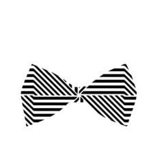 black bow tie