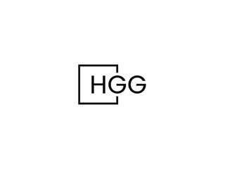 HGG Letter Initial Logo Design Vector Illustration