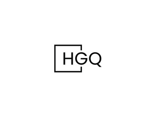 HGQ Letter Initial Logo Design Vector Illustration