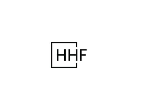 HHF Letter Initial Logo Design Vector Illustration