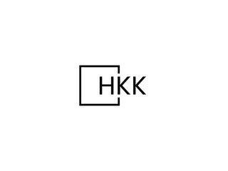 Fototapeta premium HKK Letter Initial Logo Design Vector Illustration