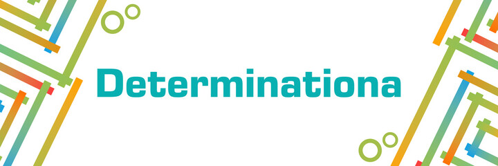 Determination Colorful Squares Borders Elements Horizontal 