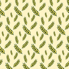 Абстрактные, векторные, простые обои для графических работ. Пшеница