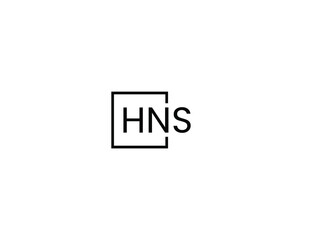 HNS Letter Initial Logo Design Vector Illustration