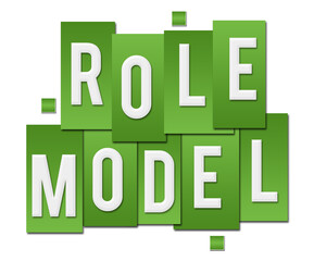 Role Model Green Stripes Square 