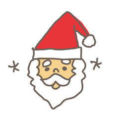 サンタさんの顔