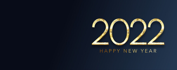 2022 Happy New Year Greeting Card