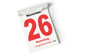 26  November 2023 Ewigkeitssonntag