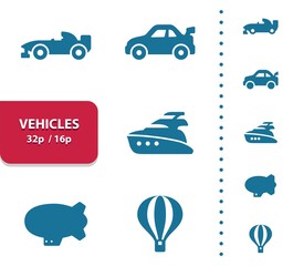 Vehicles Icons